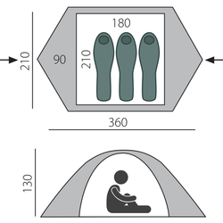 Палатка Btrace Strong 3 [T0462]