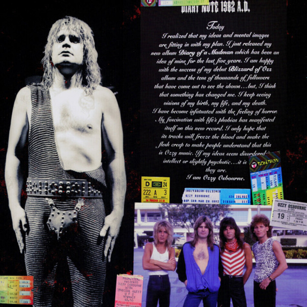Ozzy Osbourne / Blizzard Of Ozz - Diary Of A Madman (30th Anniversary Edition)(2LP + 3CD + DVD + Book)