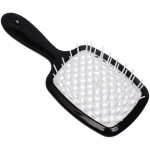 Расческа массажная «Magic Style», прямоугольная, цвет черный, 20*8,3см