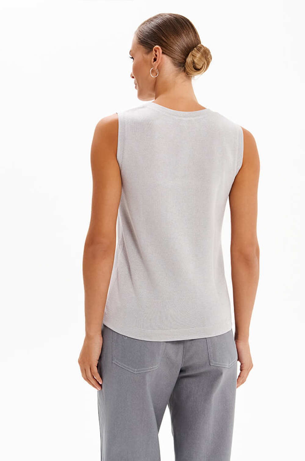 23434 Майка женская (серый)