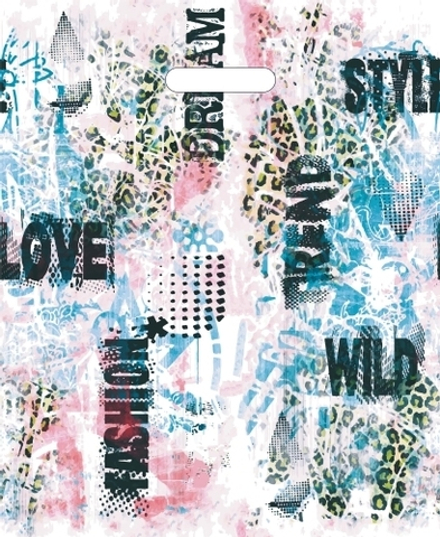 Пакеты с вырубной ручкой Тренд 36x43+3см 35мкм (50/1000шт)