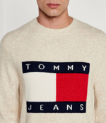 Свитер Tommy Jeans - бежевый(DM0DM19442)