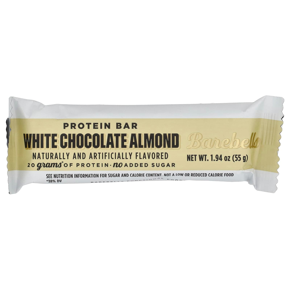 Barebells, Протеиновый батончик, белый шоколад и миндаль, 12 батончиков, 55 г (1,94 унции)