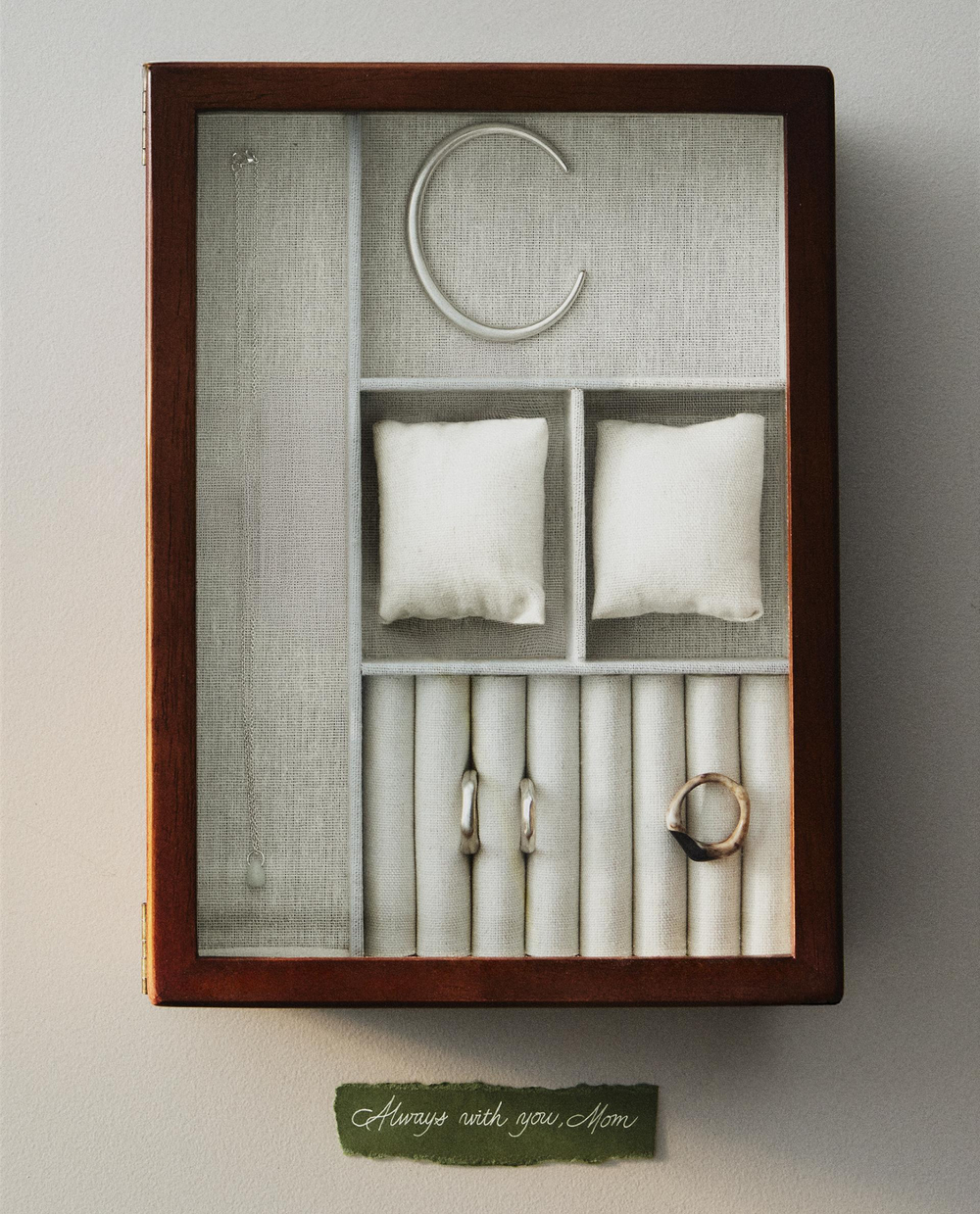 Zara Home Шкатулка из дерева, цвет коричневый, 31 см