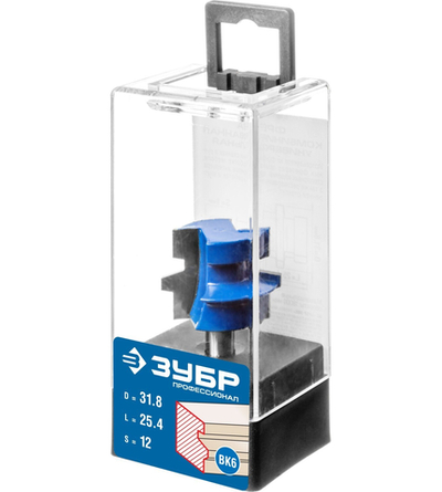 ЗУБР 31.8 x 26 мм, хвостовик 12 мм, фреза комбинированная универсальная, Профессионал (28729-31.8)