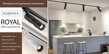 Новинка! Трековые светодиодные светильники Royal 5W 4200K. От компании Elektrostandard!