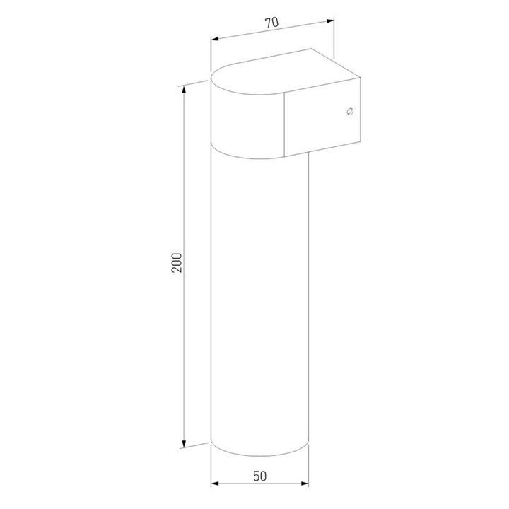 Уличный настенный светодиодный cветильник Elektrostandard Nork LED черный 35187/D a069890