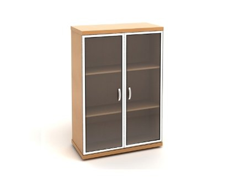 Шкаф низкий со стеклом ЭТАЛОН