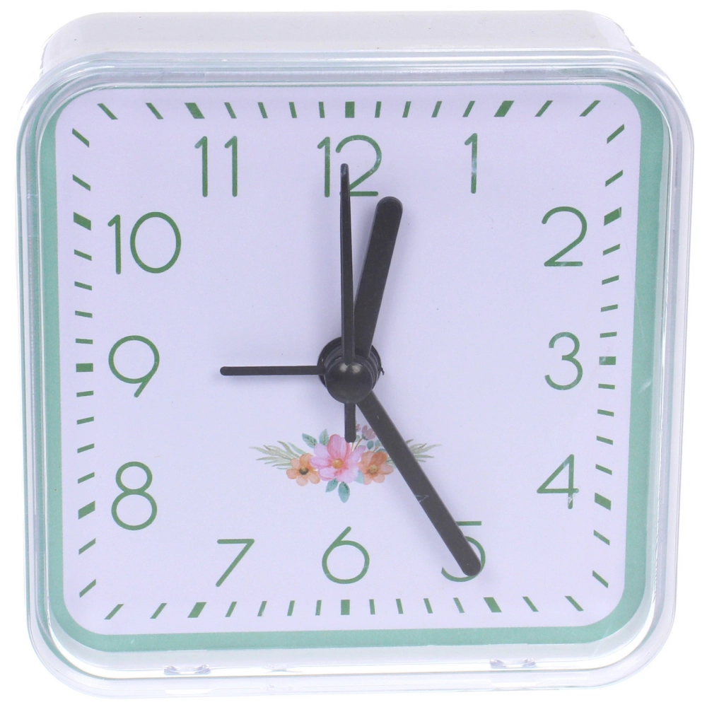 Будильник «Глори» 7,5*7,5*3см, микс цветов
