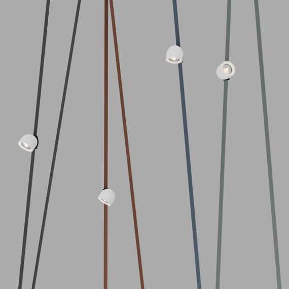 Трековый светодиодный светильник Denkirs Belty Spot DK5540-WH+BK