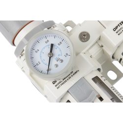 AC4010-04 Блок подготовки воздуха 1/2" с фильтром, манометром, маслораспылителем и регулятором давления