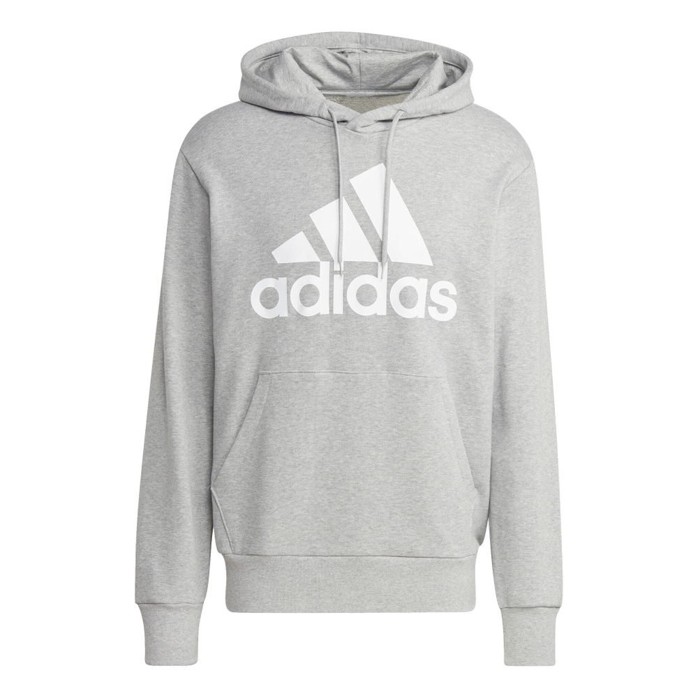 Мужская кофта теннисная adidas Essentials French Terry Big Logo Hoody Men - Lightgrey, White