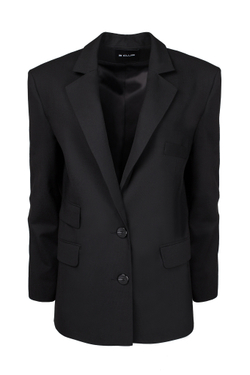 "EVERYDAY WOOL BLAZER" Классический жакет прямого кроя