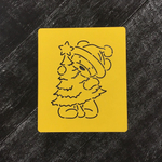 Мишка Новогодний №9 с елкой