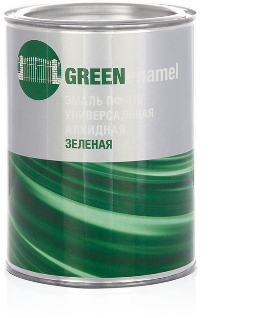 ЭМАЛЬ УНИВЕРСАЛЬНЫЙ СТАНДАРТ ПФ-115 ЗЕЛЕНАЯ 0,8КГ