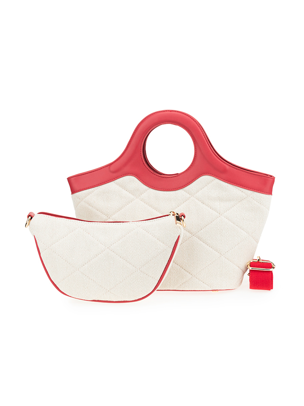 25079/31 Сумка жен., текстиль + иск. кожа