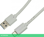 Кабель Buro BHP USB-TPC-1.8W USB 3.0 A(m) USB Type-C (m) 1.8м белый