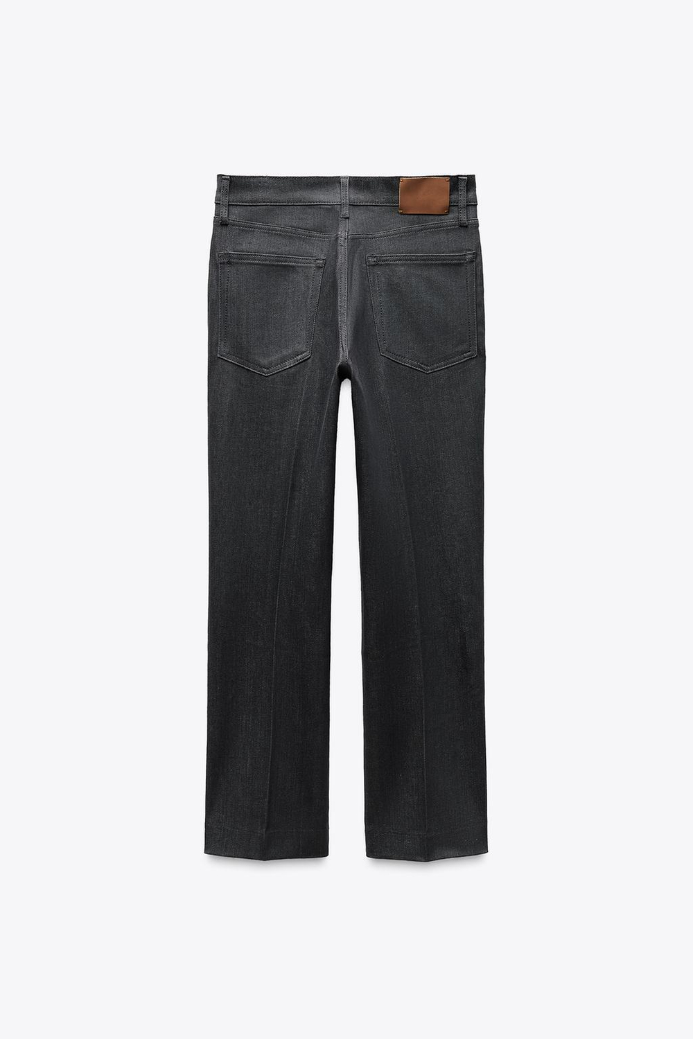 Джинсы bootcut cropped с высокой посадкой — zw collection