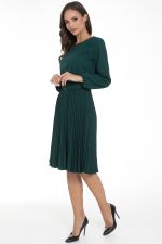 Платье Триумф (гофре,грин) Diolche (Акция)