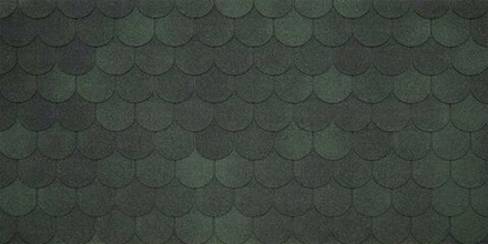 Гибкая черепица TEGOLA ASSISI Verde 473 2,9 м2