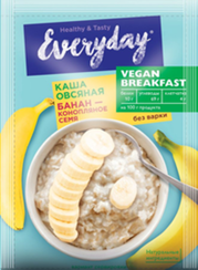 EVERYDAY. 35 qr. Yulaflı sıyıq. Veqan səhər yeməyi. Banan 1x(6x15)