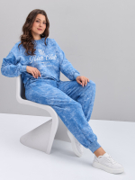 Костюм с брюками КБфл-90М/варенка-аквамарин-п