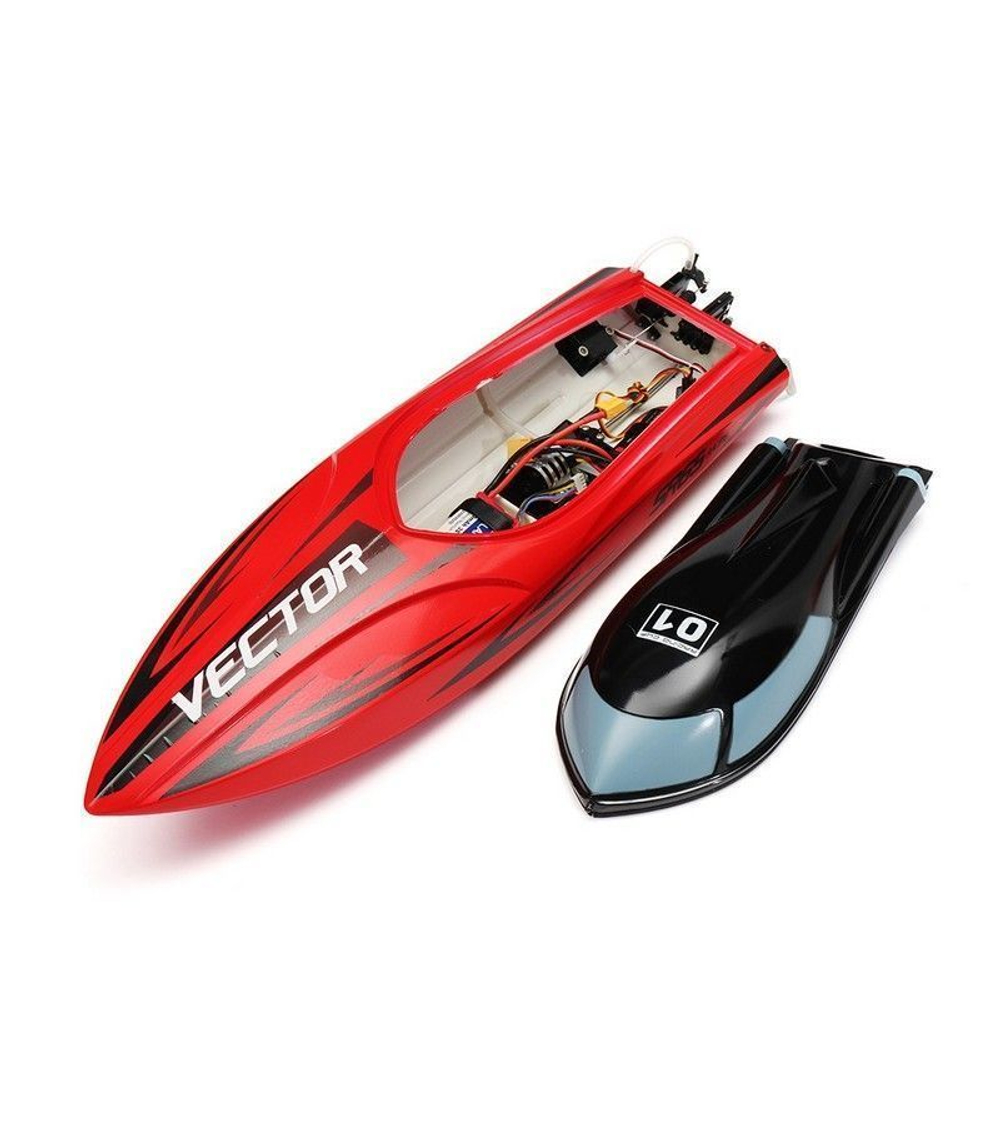 Радиоуправляемый катер Volantex RC Vector SR65 красный Brushless 2.4G LiPo RTR