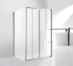 Душевой уголок Cezares Molveno 120x110 MOLVENO-AH-22-120/110-P-Cr стекло рифленое матовое/профиль хром