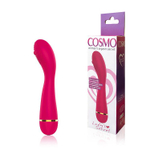 Вибратор для точки G Cosmo, малиновый, силикон, 16 см