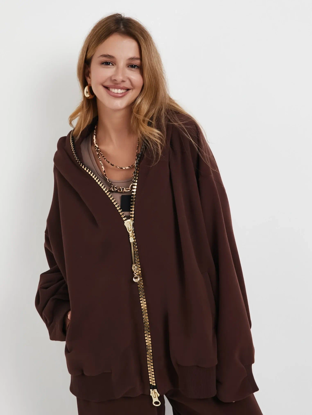 Худи ВЕСТ Спорт Шик Шоколад