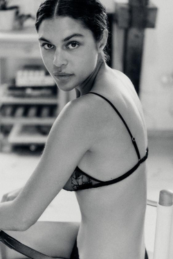 ZARA КОМБИНИРОВАННЫЕ КРУЖЕВНЫЕ ТРУСЫ, ЧЕРНЫЙ