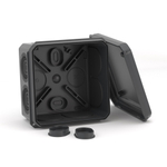 Коробка ответвительная с 8+2 кабельными вводами д.20/20мм, IP55,70х70х40мм, черный