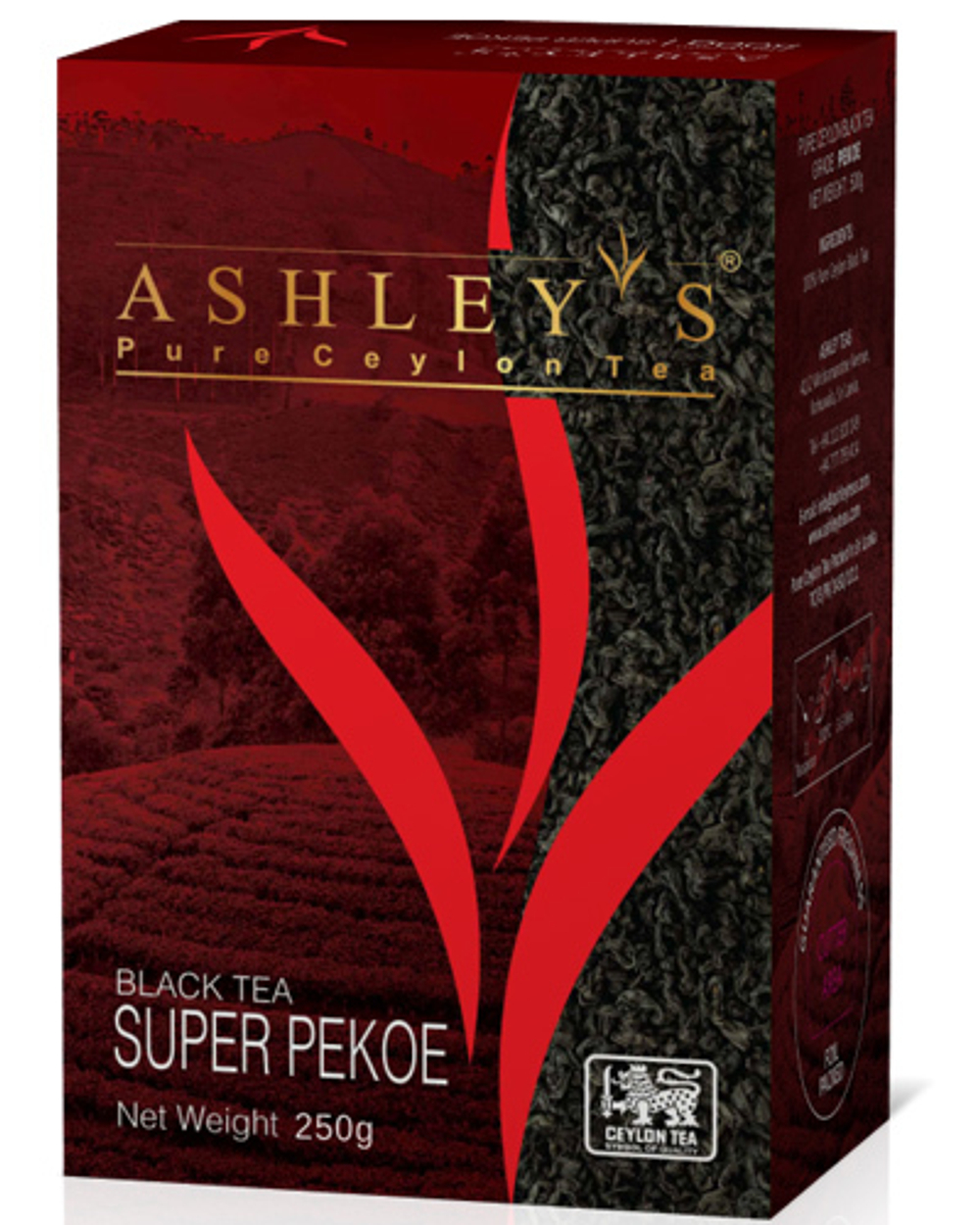 Чай  ASHLEY'S ЧЕРНЫЙ супер пекое 250г