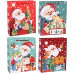 Пакет подарочный «Дедушка Мороз» 26*32*10 см, микс