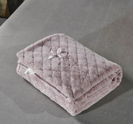 Плед 220х240 Sofi De MarkO Бернард пудра