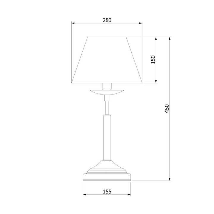 Настольная лампа Eurosvet 01010/1 хром
