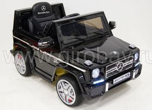 Детский электромобиль River Toys Mercedes-Benz-G-65-LS528 черный