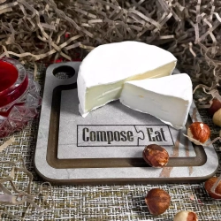 Подставка для кухонных аксессуаров 10х10см ComposeEat серый мрамор