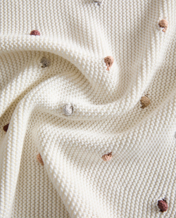 Zara Home плед детский из хлопка, в полоску, 70x100 см