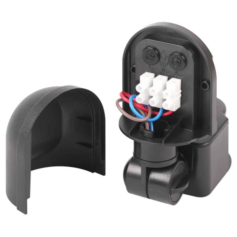 Датчик движения ЭРА MD 04 настенный инфракрасный 1200 Вт угол 180 градусов IP44, черный