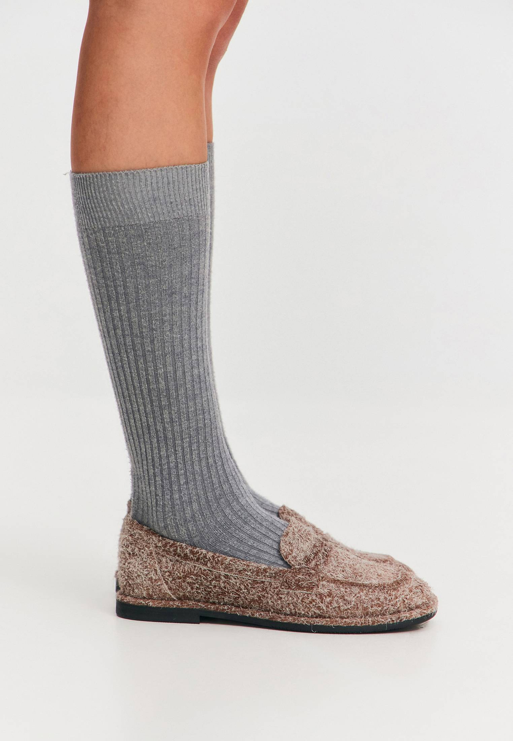 Лоферы // Lia // Tobacco // Fluffy