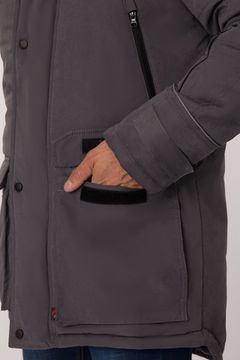 Куртка зимняя "Аляска-Люкс" (серый)