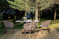 "Каффе Дабл" обеденная группа на 4 персоны, цвет "дуб"