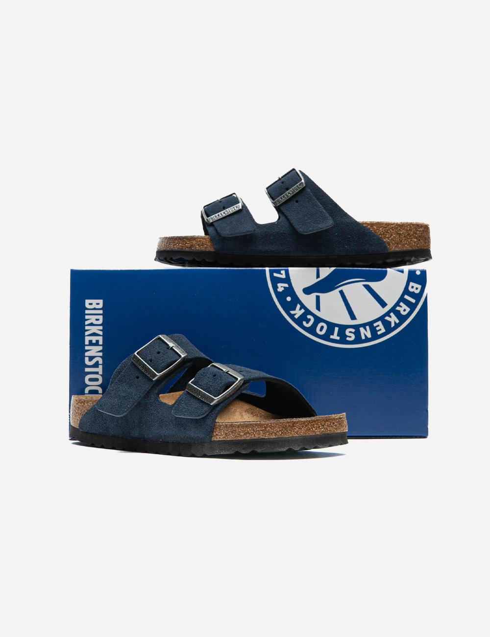 Birkenstock Arizona Suede Sandals "Navy"