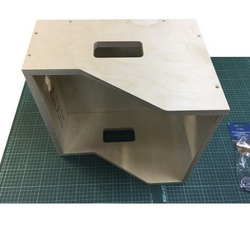 Ящики (2 шт.) для хранения до 100 х 2 виниловых пластинок I.LOVE.VINYL, бежевый, без покраски (2ILVBOX100)