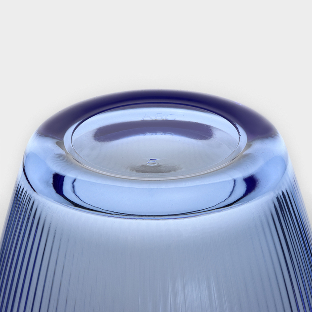 Стакан низкий "Концепто Страйпи" синий 250 мл