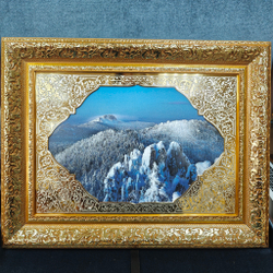 Панно с гравюрой "Зима"