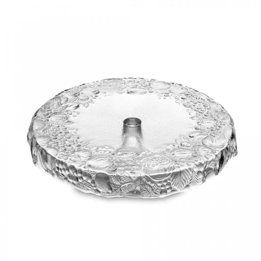 Блюдо для торта 33см IVV A night in Palmira прозрачное