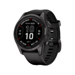 Умные часы Garmin Fenix 7S Pro, 42mm, Sapphire Solar DLC Titanium Carbon Gray (010-02776-11)
