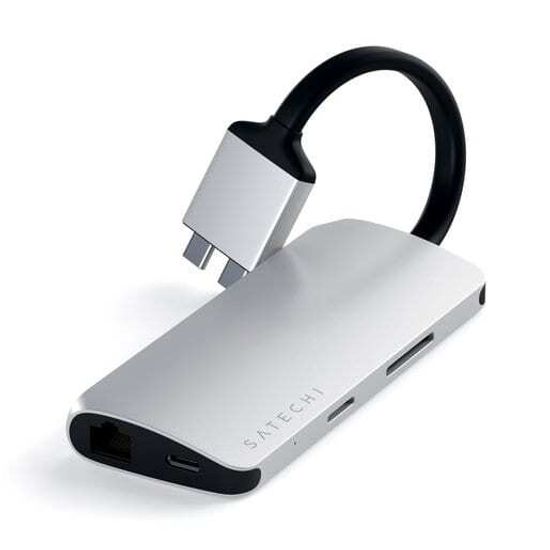 USB-хаб Satechi Type-C Dual Multimedia Adapter для Macbook